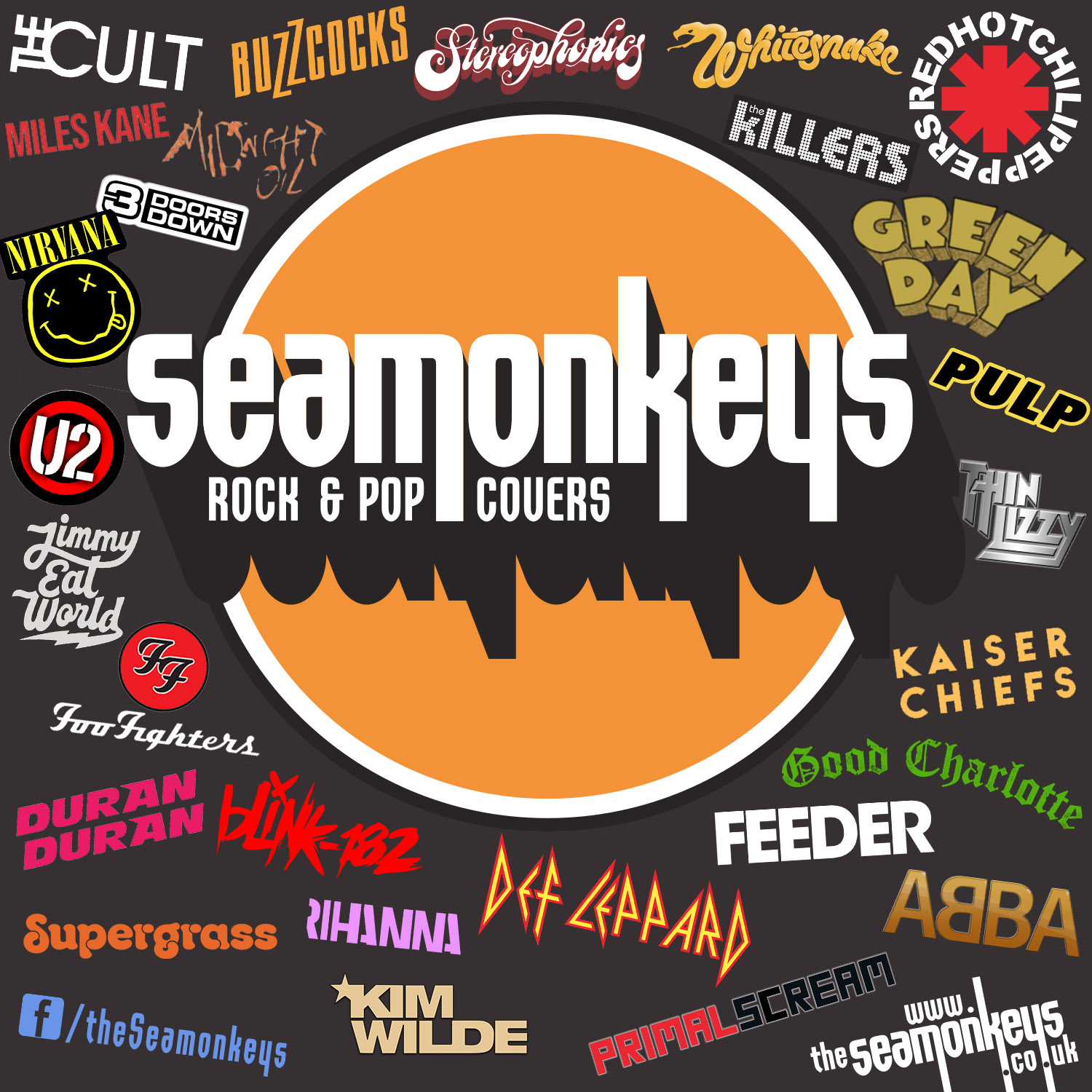 bands covered by the SeaMonkeys